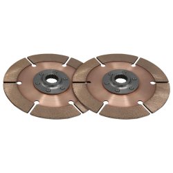Tilton 184 mm 3-skivig Lamell Kit F/23 Metallic